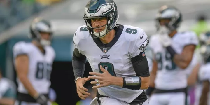 Der Philadelphia Eagles Quarterback Nick Foles