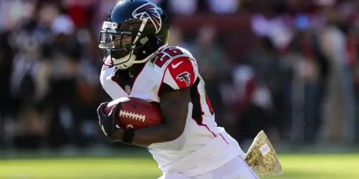 Der Atlanta Falcons Runningback Tevin Coleman.