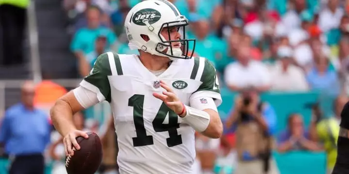 Der New York Jets Quarterback Sam Darnold.