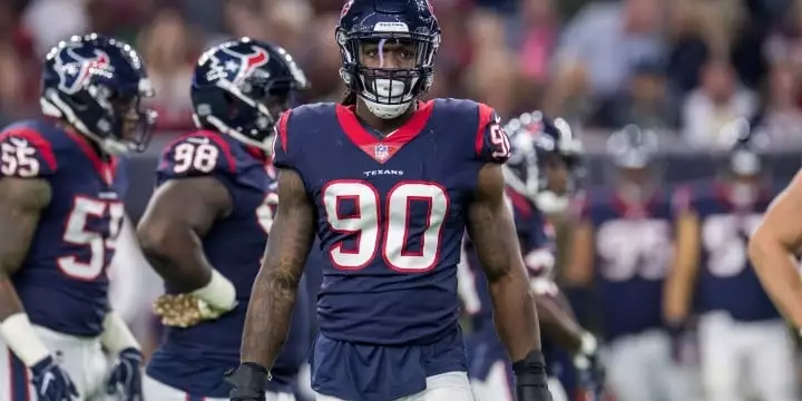 Der Houston Texans Linebacker Jadeveon Clowney.