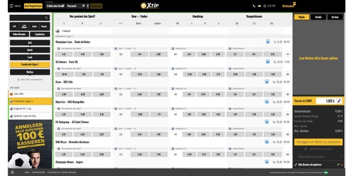 XTiP Fussball Wetten XTiP Fussball Wetten