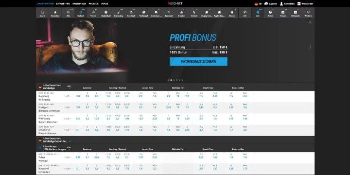 Neo.Bet Fußball Wetten Neo.Bet Fußball Wetten