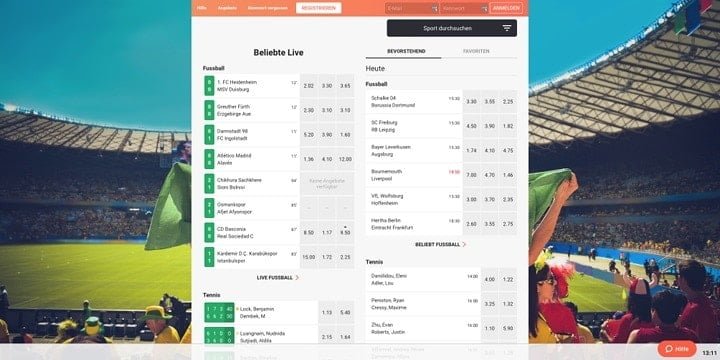 LeoVegas Fußball Wetten LeoVegas Fußball Wetten