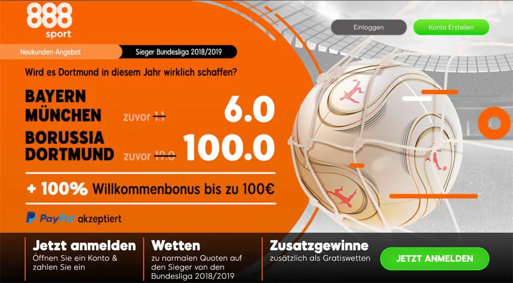 Wetten auf den deutschen Fußball Meister 2019