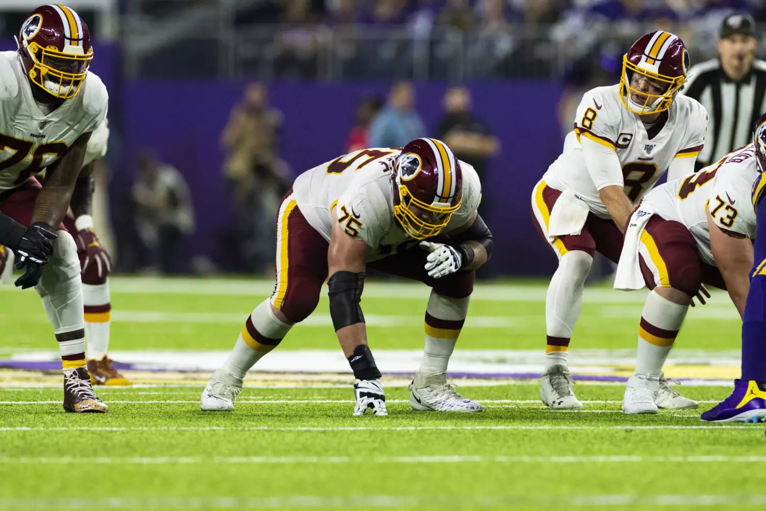 Der Washington Redskins Offensive Lineman Brandon Scherff.