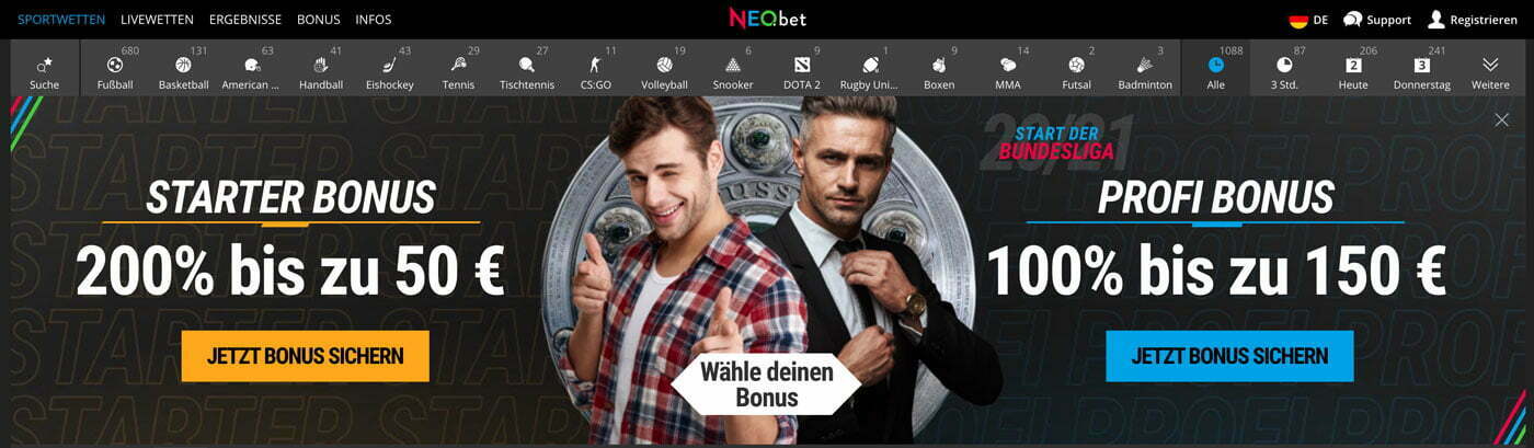 NEO.bet Lizenz Deutschland