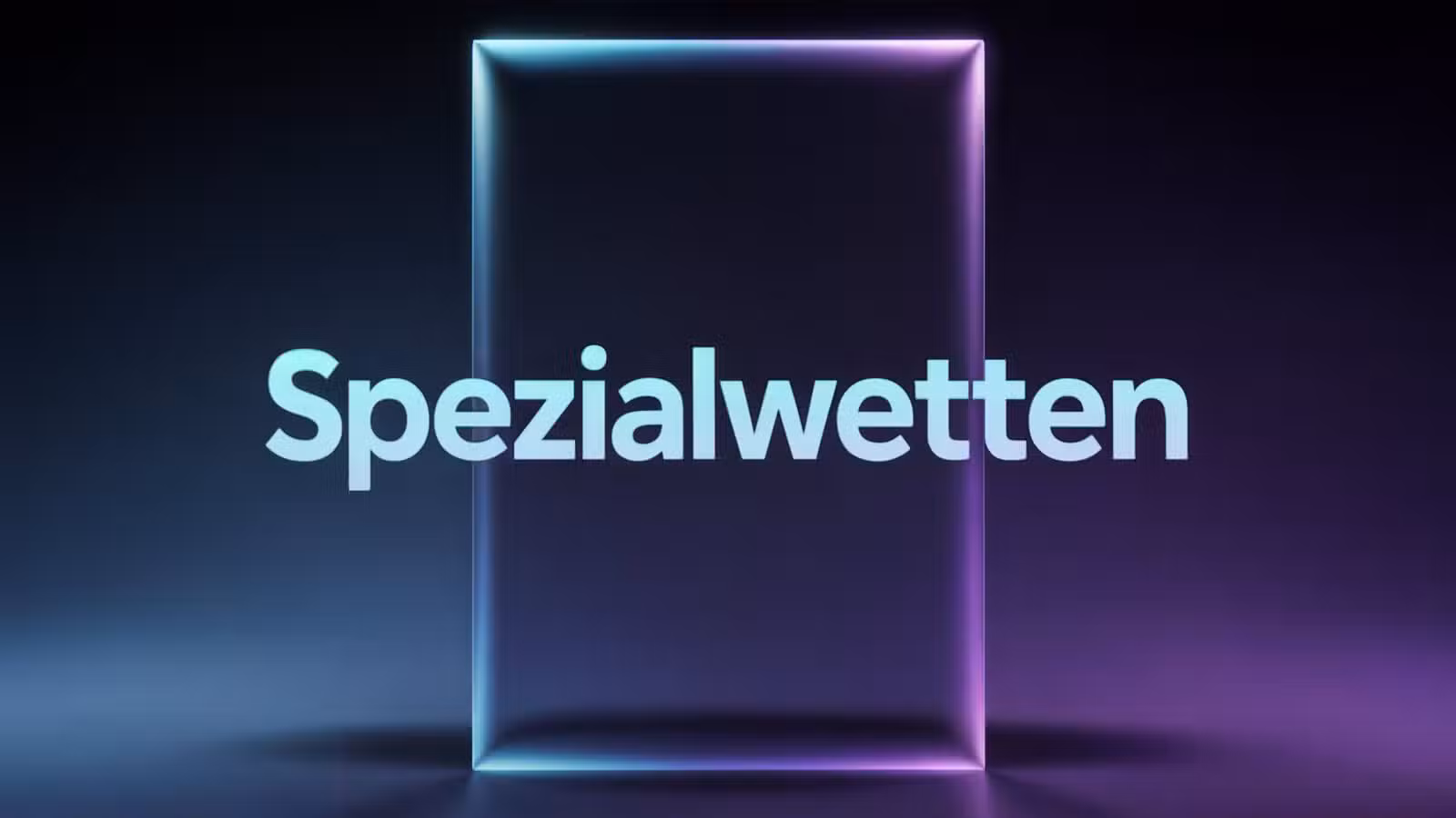 Spezialwetten im Überblick