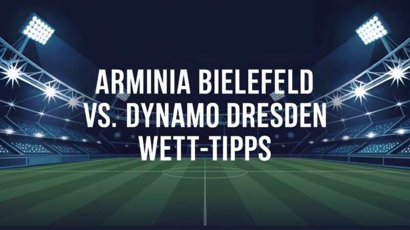 Arminia Bielefeld - Dynamo Dresden Wett-Tipps am 03.05.2025.