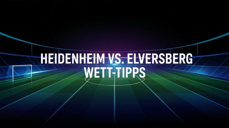 FC Heidenheim vs. SV Elversberg Wett-Tipps und Vorschau am 22.05.2025.
