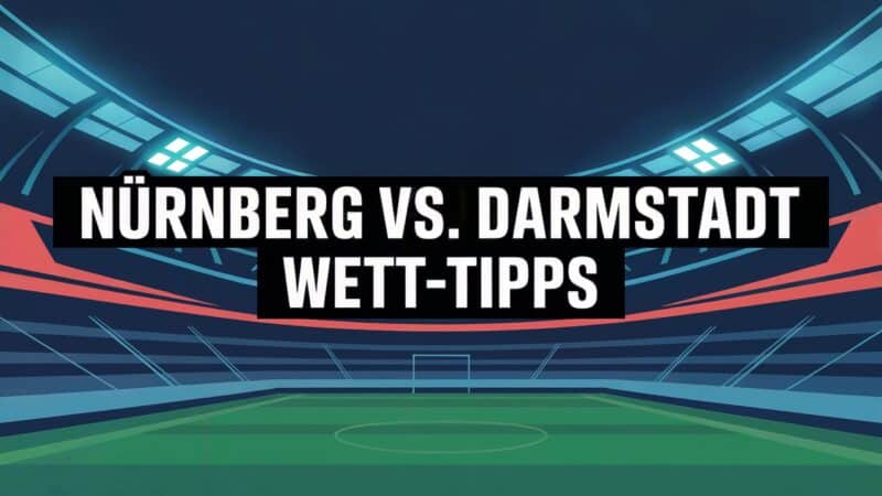 1. FC Nürnberg vs. Darmstadt 98 Wett-Tipps und Spielprognose am 08.08.2025.