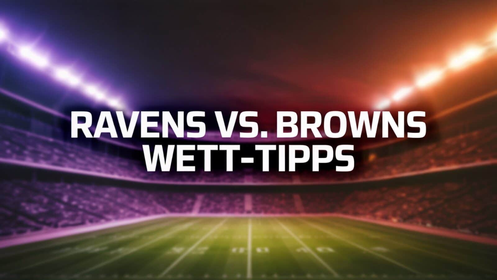 Baltimore Ravens vs. Cleveland Browns Wett-Tipps am 14.09.2025.