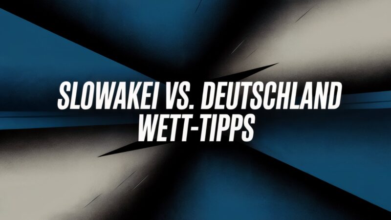 Slowakei vs. Deutschland Wett-Tipps am 04.09.2025.